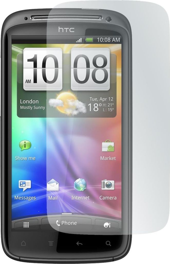 2er-Pack PhoneNatic Displayschutzfolien matt kompatibel mit HTC Sensation