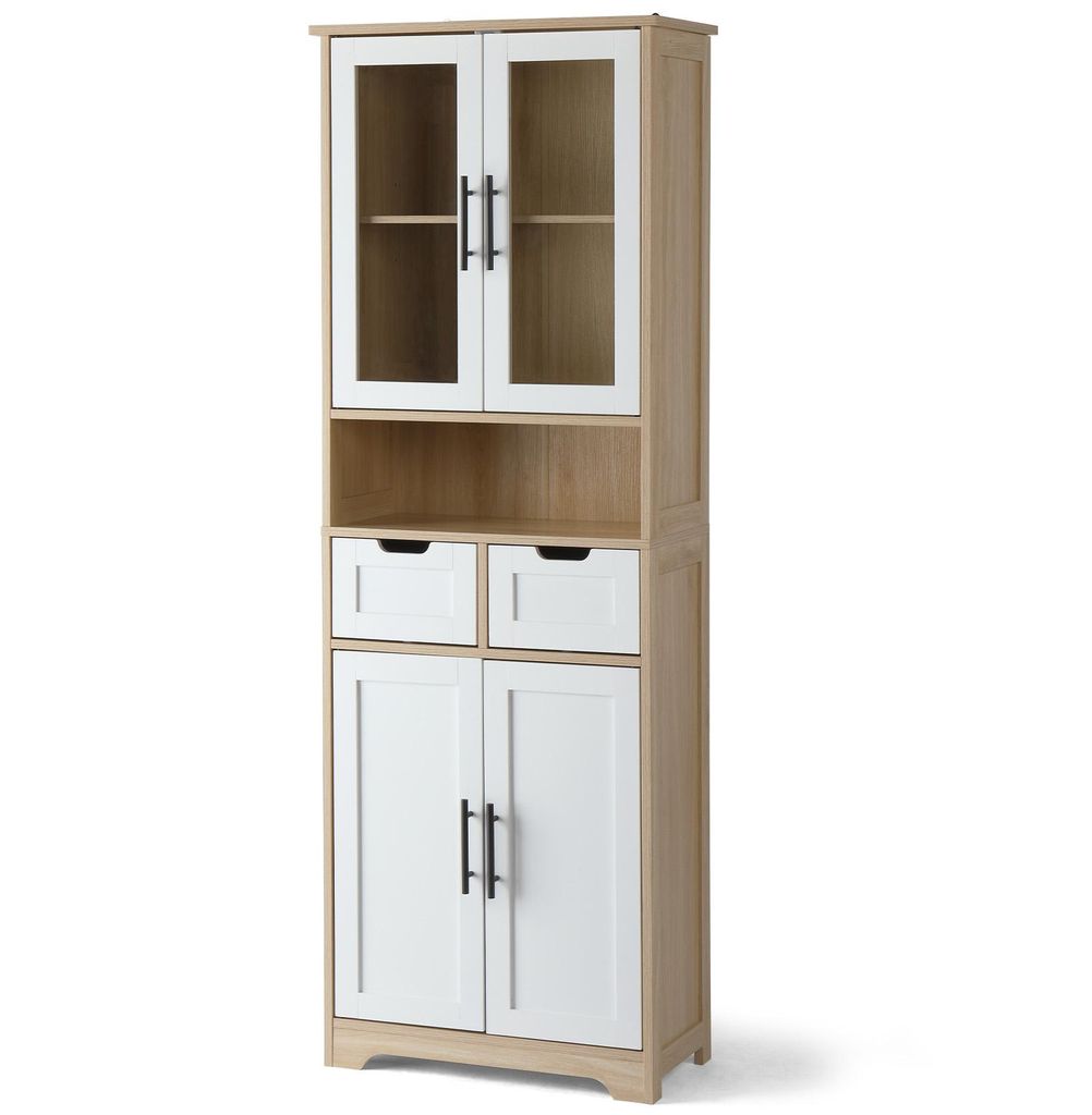 Armoires de cuisine FCH, modèle bahut, avec 4 portes et 2 Image du produit 