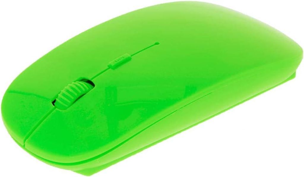 Funkmaus, Slim Mouse, flaches Design, ergonomisch, 2,4 GHz, USB-Empfänger Schnurlose kabellose Maus, 800 DPI, 1200 DPI