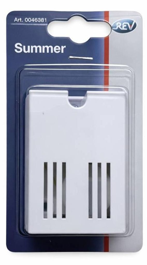 REV Ritter Summer Klingel Weiß 8V 80dB Produktbild 