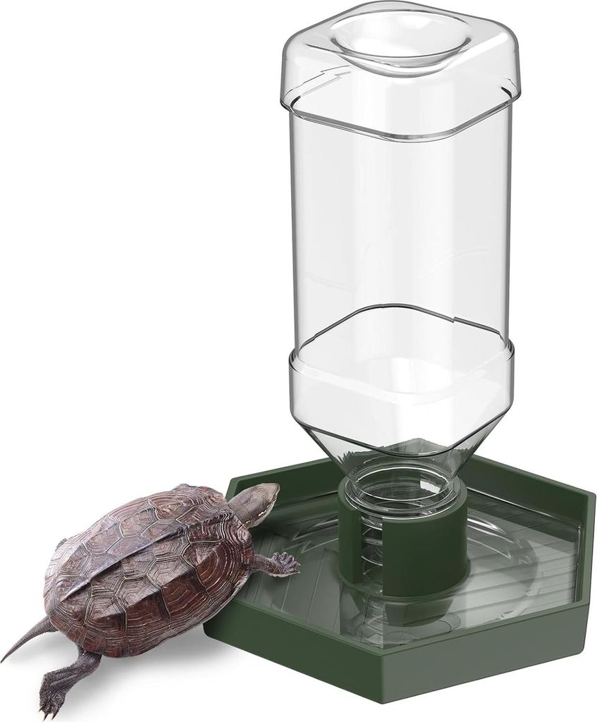 Reptilien Wasserschale, Schildkröten Wasserschale, Schlange Bartagame Wasserschale, Terrarium Automatischer Wasserspender für Schildkröte Gecko ...