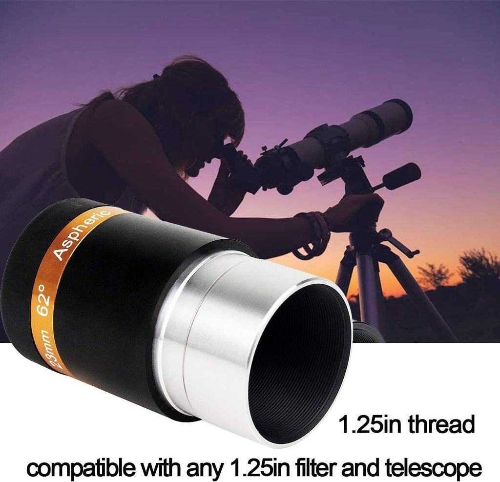 Svbony dalekohled okulár 1,25 palce 23 mm 62 stupňů Obrázek produktu 5