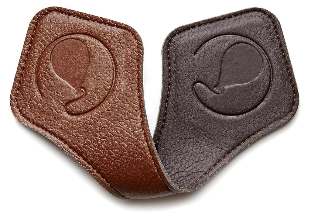 Magnetclip - nützliches Zubehör für Kinderwagen - Farbe: braun & dunkelbraun