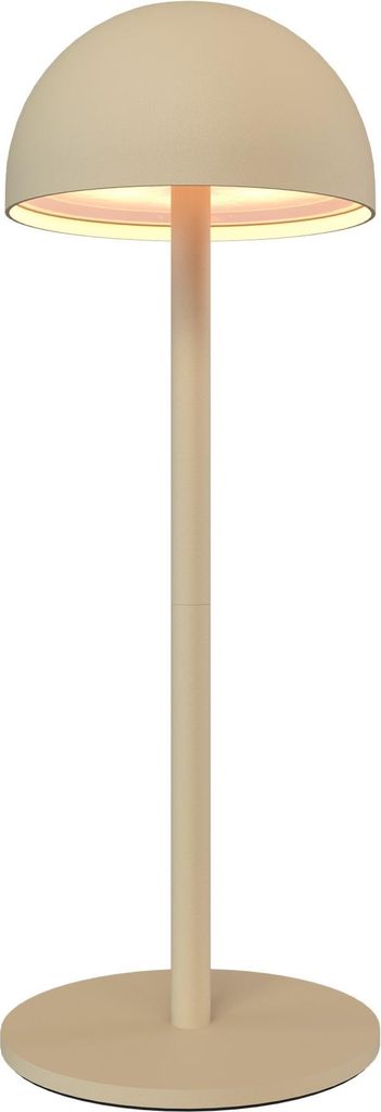 Ledvion – Wiederaufladbare LED-Tischleuchte, Beige, Dimmbar Produktbild 