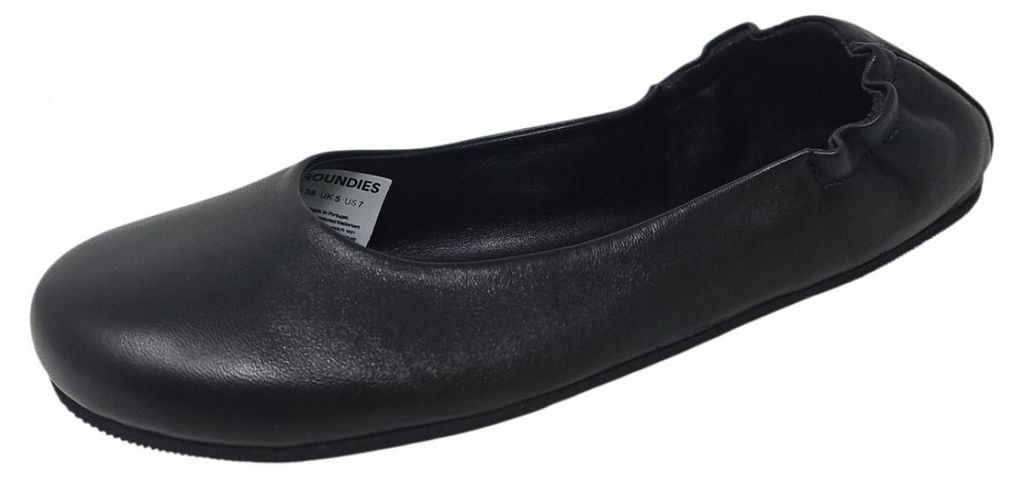 Groundies Sleek Barfußschuhe Schwarz Produktbild 