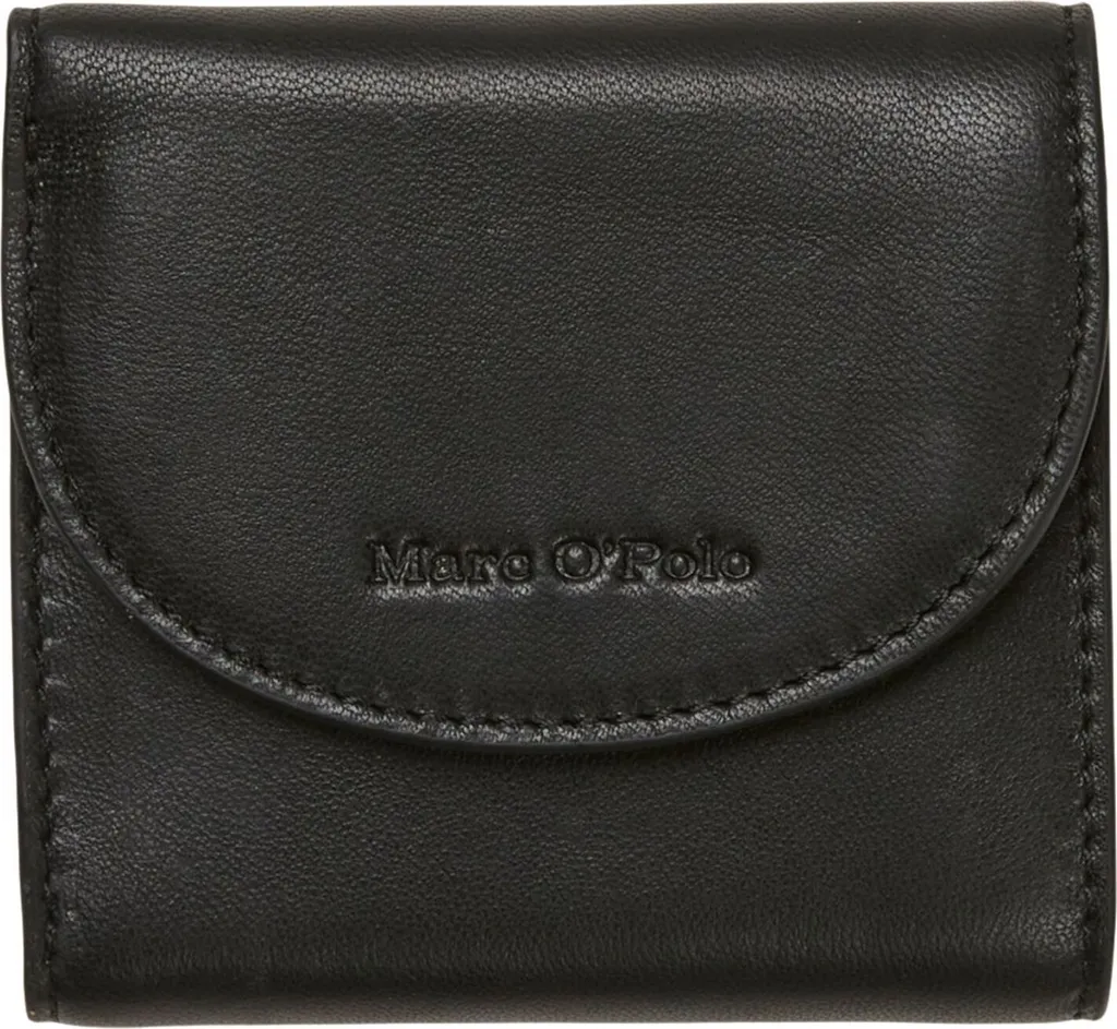 Marc O'Polo Pelle portafoglio Julle Combi Wallet Black nero