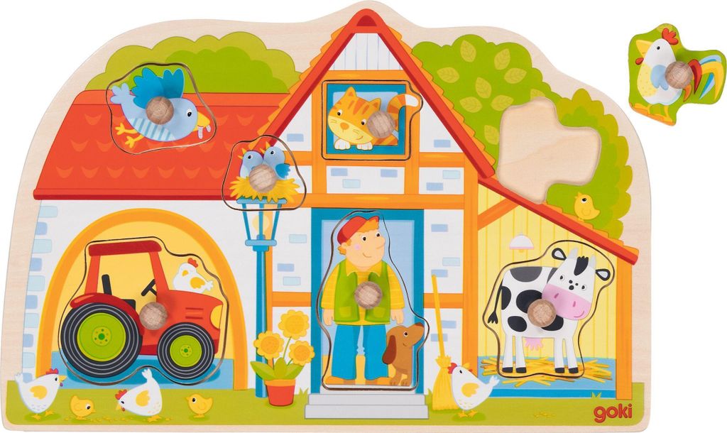 Steckpuzzle Unser Bauernhaus