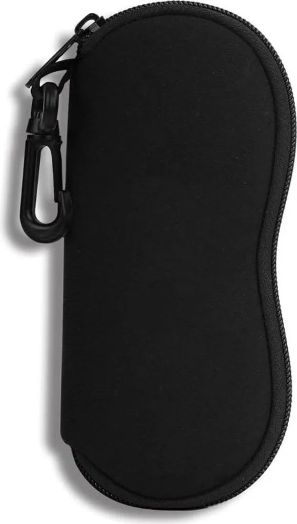 Custodia Occhiali Elegante Neoprene | Portaocchiali Slim con Zip e Clip