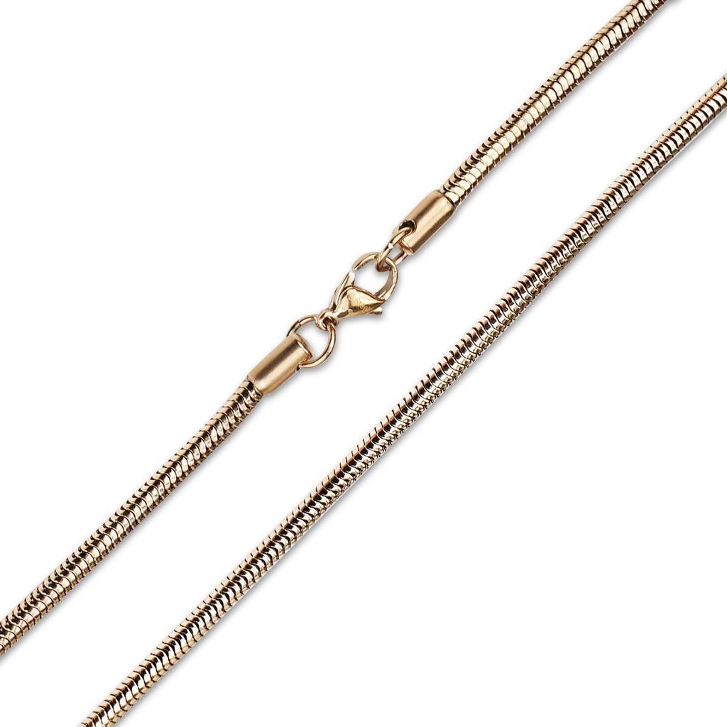 Collier en acier inoxydable, chaîne serpent, 3,2 mm, Image du produit 