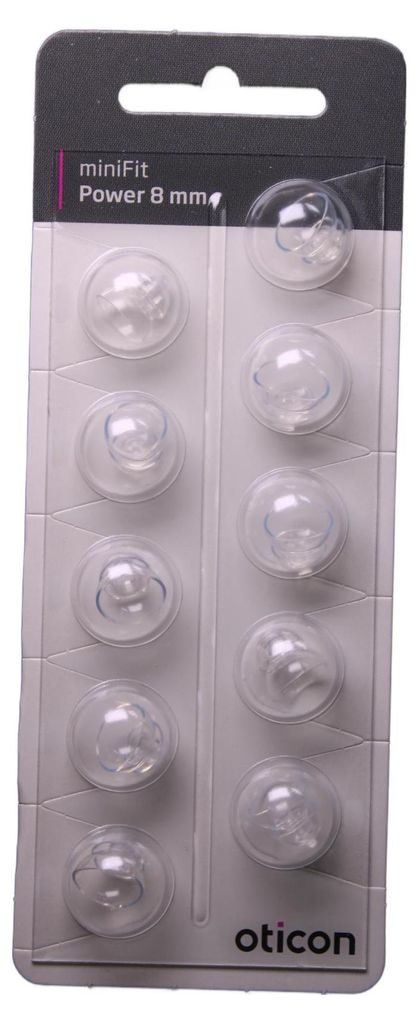 Oticon miniFit Power tip 8mm Productafbeelding 