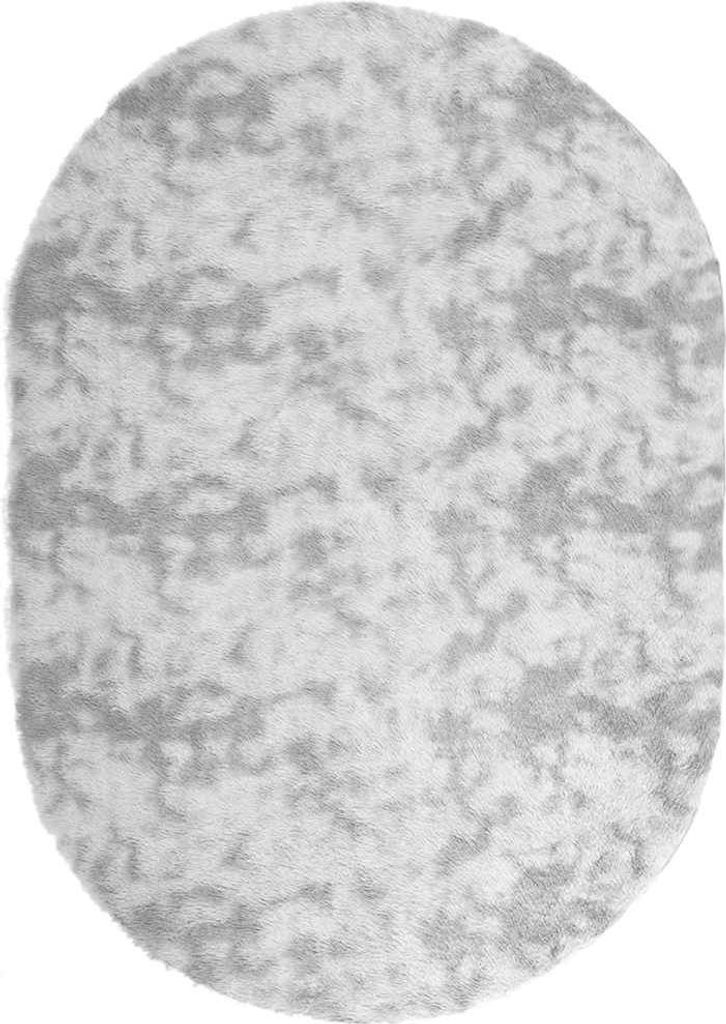 vidaXL Teppich Shaggy Hochflor NAVARRA Hellgrau 300x200 cm Polyester