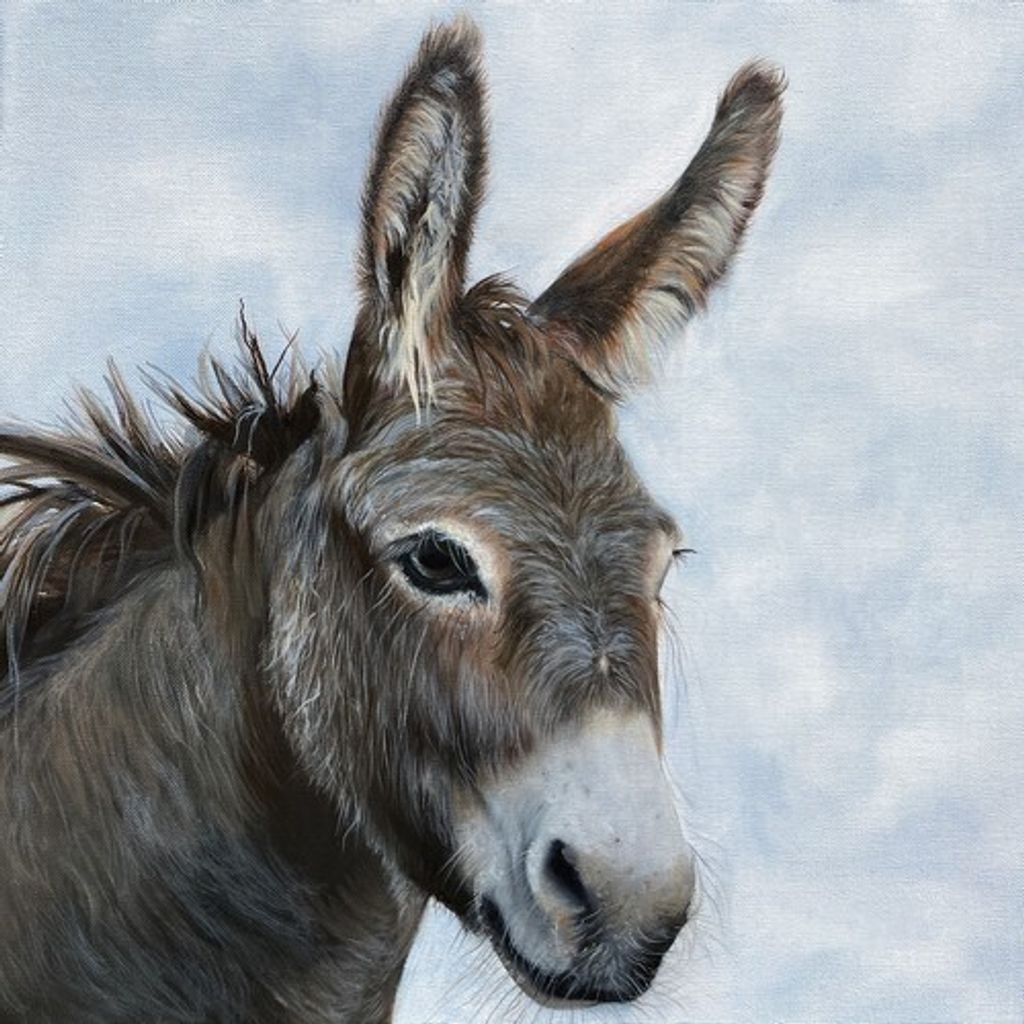 20 Servietten Honkey the Donkey - Aufmerksamer Esel 33x33cm