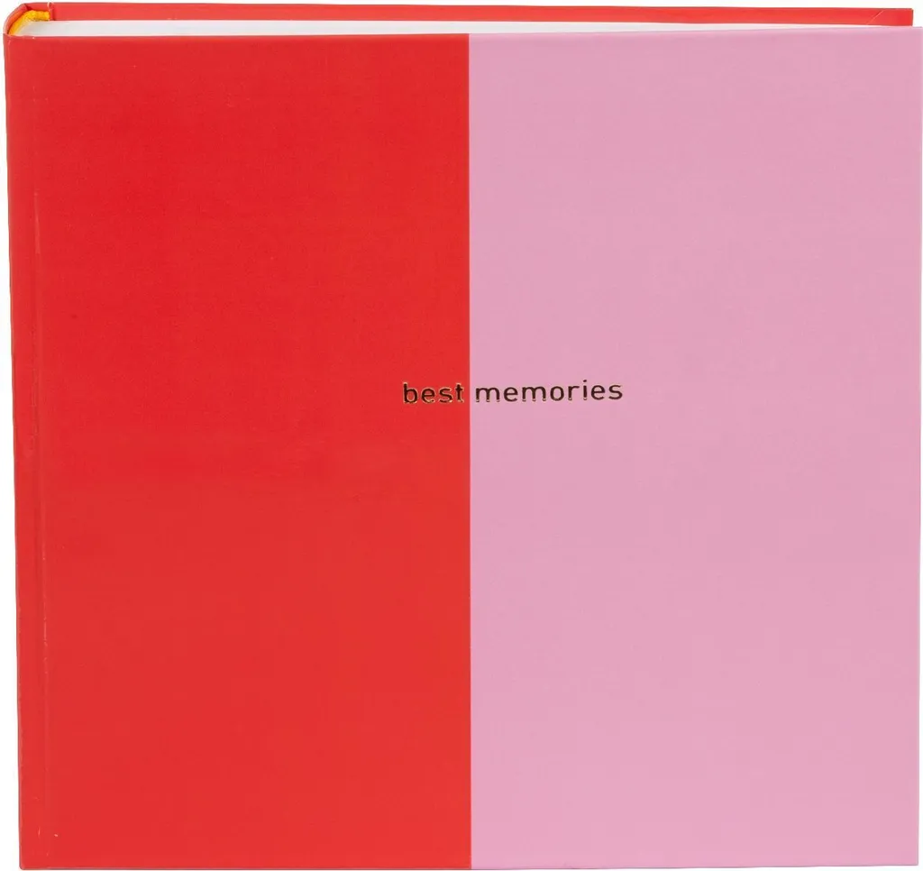 Goldbuch Album Photo Coloration Rouge Rose 25x25 cm avec 60 Pages