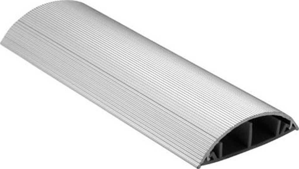 ACT Verdrahtungskanal rund mit Aluminiumabdeckung 70 mm. Breite: 70 mm Kabelkanal 70mm Aluminium 2,0m (CT4002)