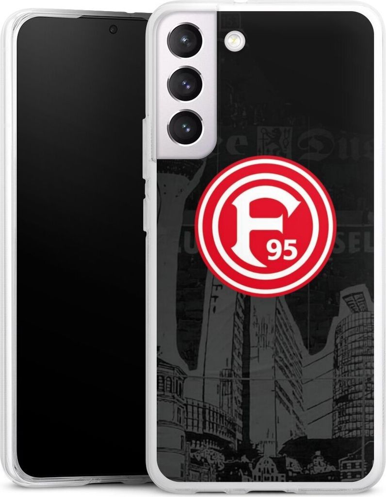 DeinDesign Handyhülle für Samsung Galaxy S22+ Silikon Hülle Case Smartphone Schutzhülle Fortuna Düsseldorf Logo Offizielles Lizenzprodukt