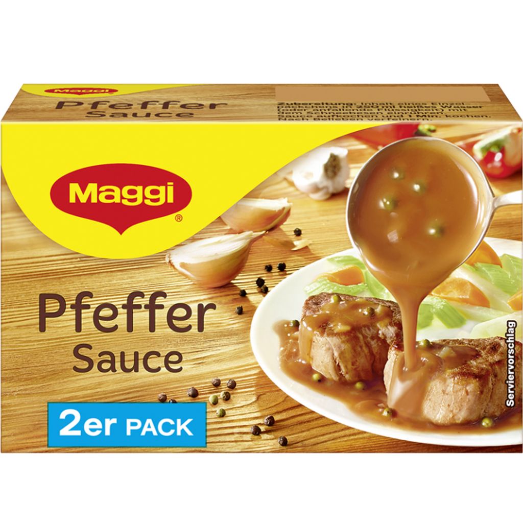 Sauce au poivre Maggi parfaite pour les escalopes et les Image du produit 