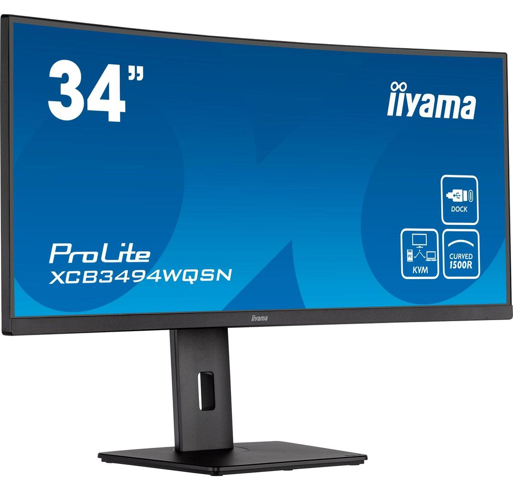 iiyama ProLite XCB3494WQSN-B5 34" UWQHD zakrivený VA panel, Obrázok produktu 