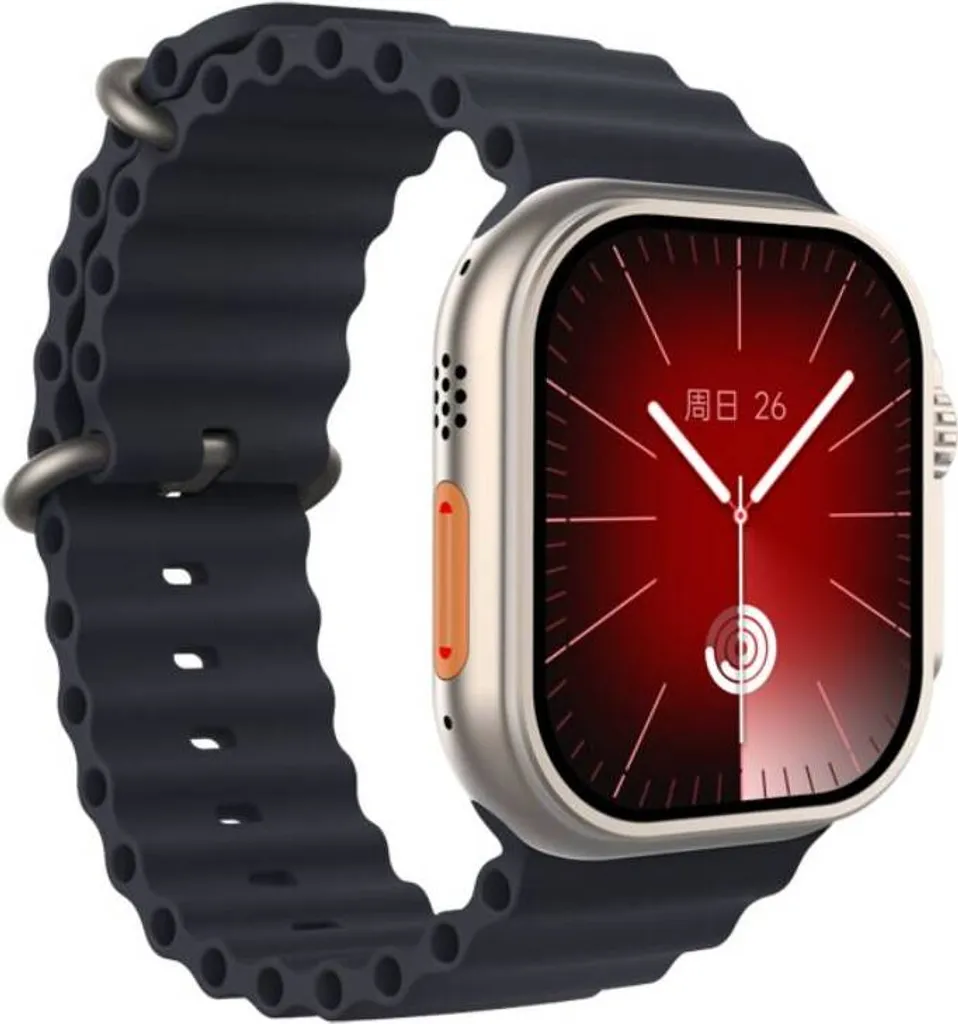 Eko Ultra II Montre Connectée Noire - Smartwatch Sport Haute Résolution