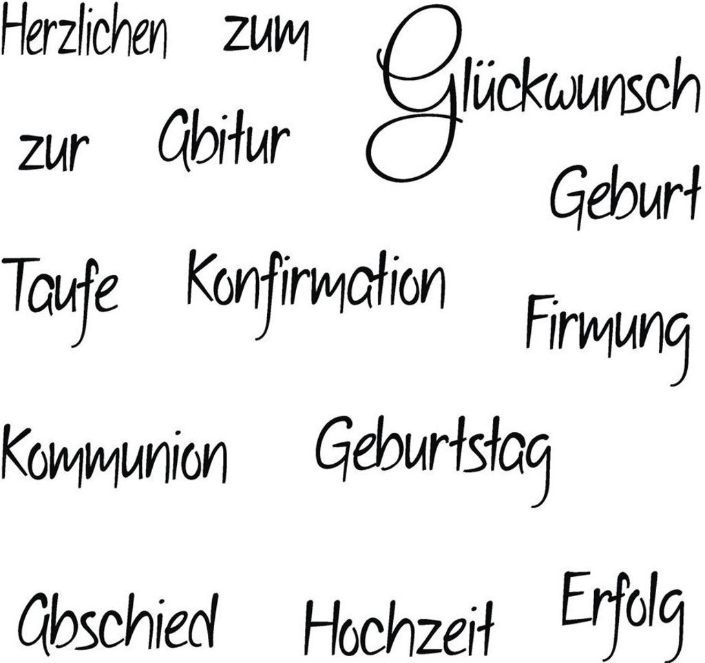 Rayher Hobby GmbH Clear-Stamp Anlass 2 Sonstige Sonstige