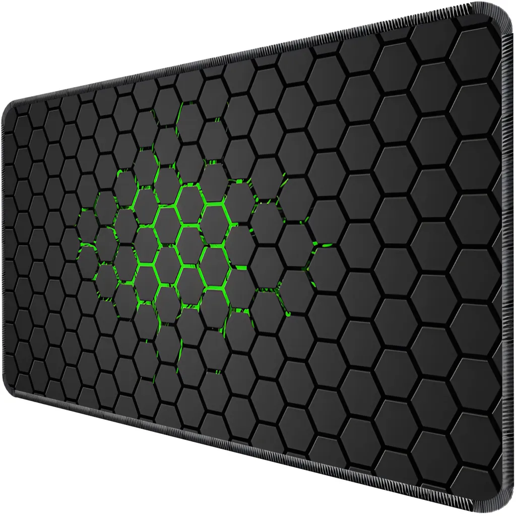 Tapis de souris antidérapant 890 mm résistant aux éclaboussures noir