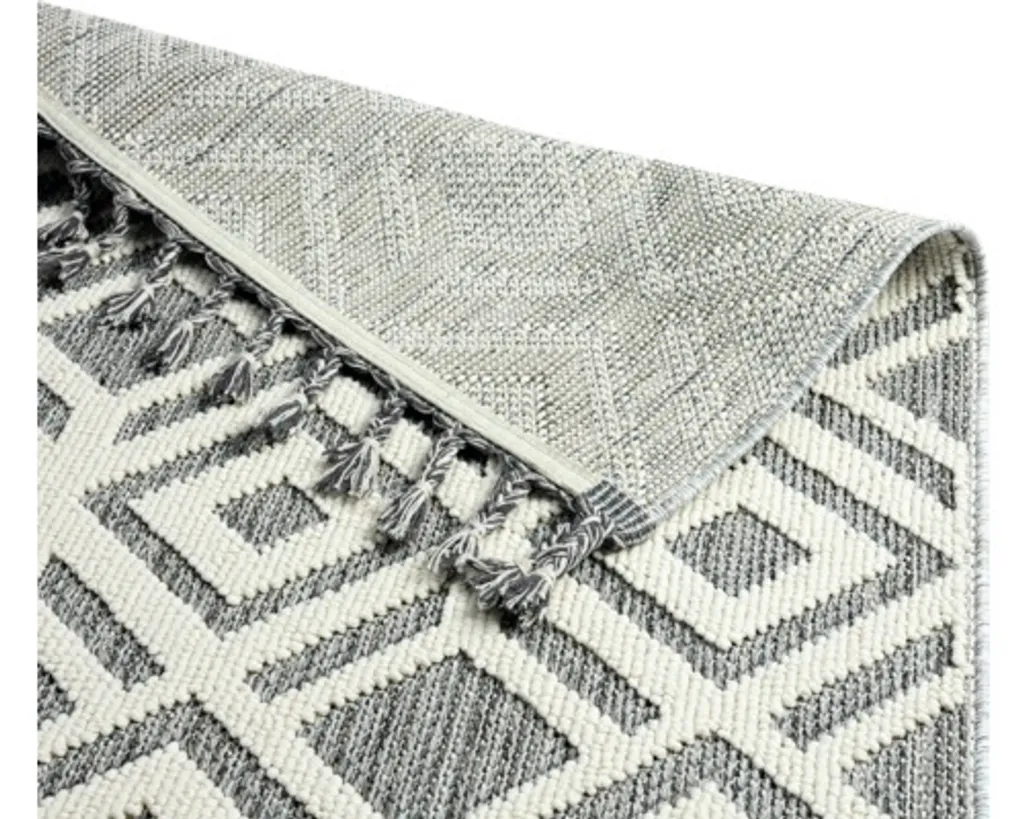 Tapis outdoor crème TREVI Astra 133x190 cm - Résistant UV et humidité - 7