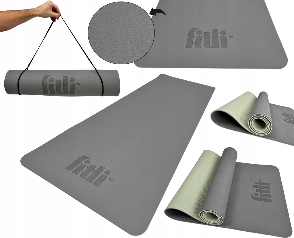 Grosse Rutschfeste Yogamatte Übungsmatte Strapazierfähige Komfortmatte
