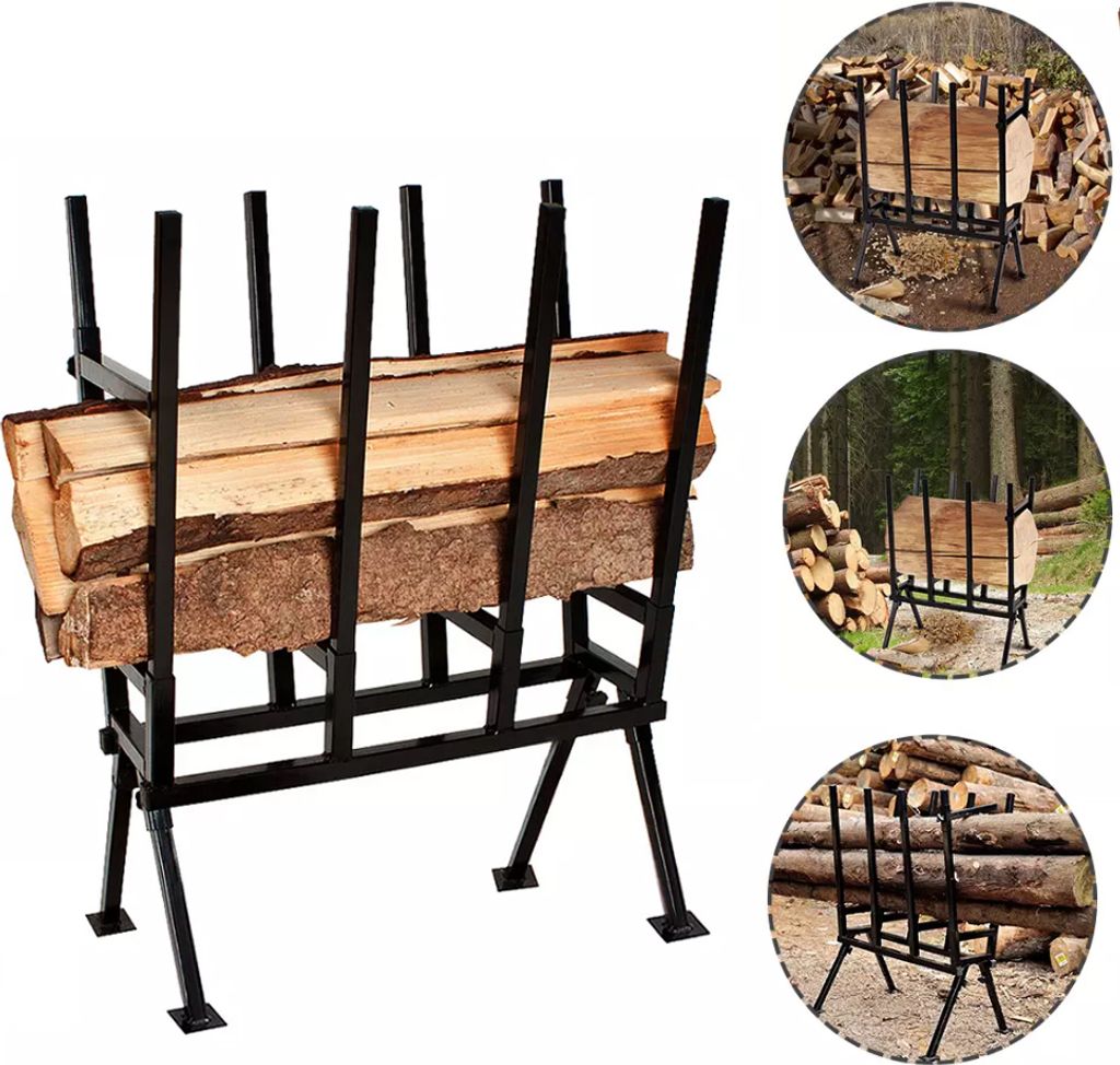 LZQ Chevalet de sciage, réglable en hauteur 77x53x102 cm, Image du produit 