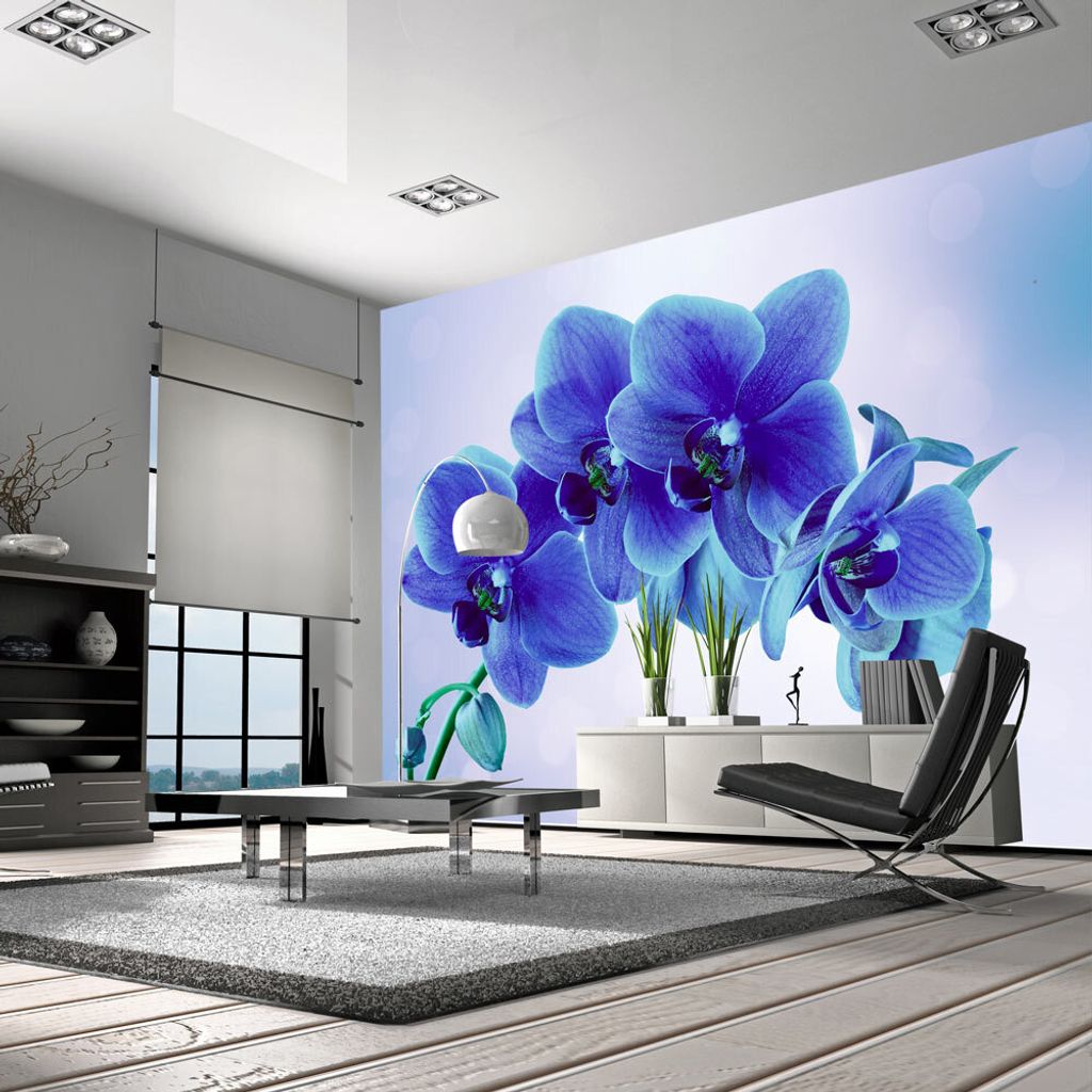 Basera Selbstklebende Fototapete Orchideenmotiv 10110906-122, mit UV-Schutz, 441x315 cm