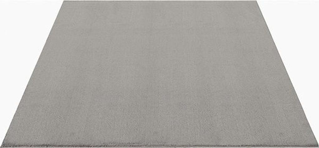 FLOORNOVO Hochflor Teppich Beige einfarbig - 110 x 60 cm - Besonders Weicher Teppich Wohnzimmer & Badezimmerteppich - Pflegeleicht - vielseitig ein...