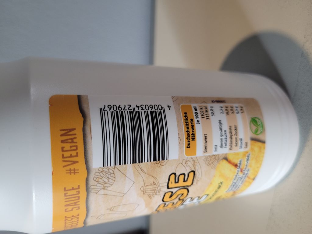 JP No Cheeese Sauce 875ml Wernsing - Vegan - | Kaufland.de