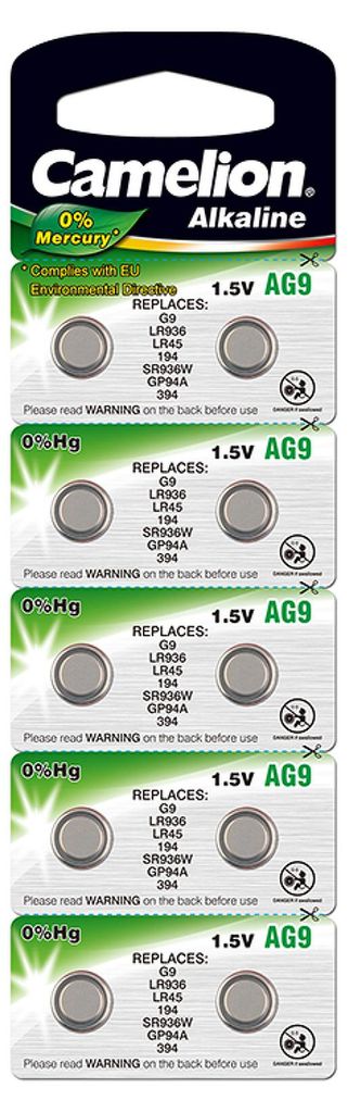 Camelion Knopfzelle LR45 / AG9 / G9 / LR936 / 194 / SR936W Produktbild 