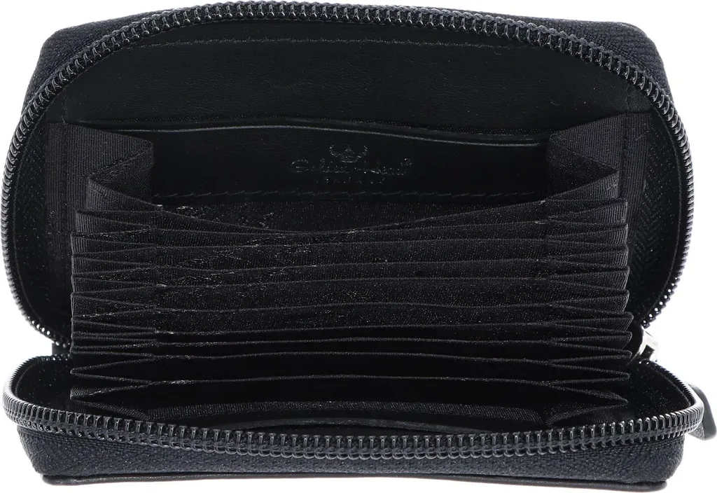 Petit Étui de Poche pour Cartes Bancaires en Cuir Noir Sécurisé RFID - 2