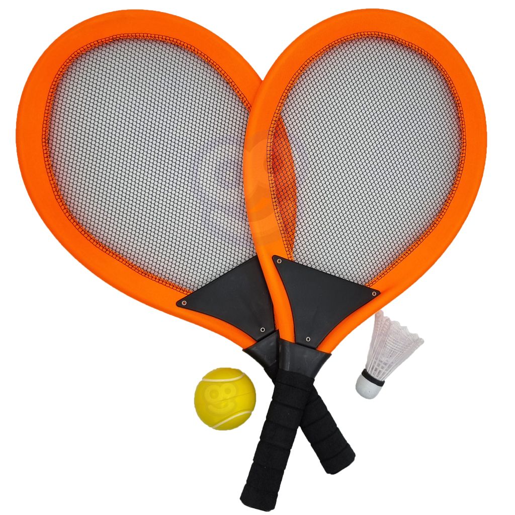 WOOPIE Velké Rakety na Tenis Badminton pro Děti Sada + Obrázek produktu 