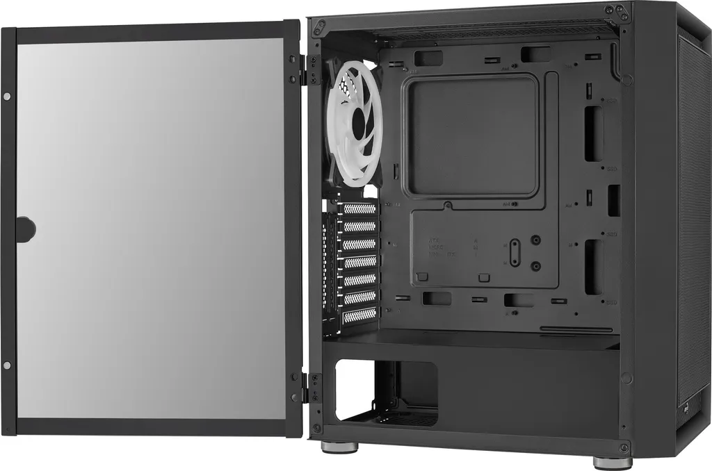 AeroCool Graphite V3 Case Gaming: 3 Ventole 14cm ARGB e Airflow Top - 14