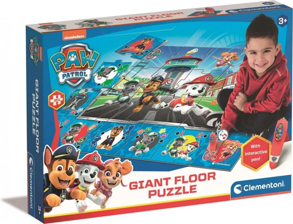 Puzzle de sol Paw Patrol 24 pièces - Apprendre en s'amusant sans écrans