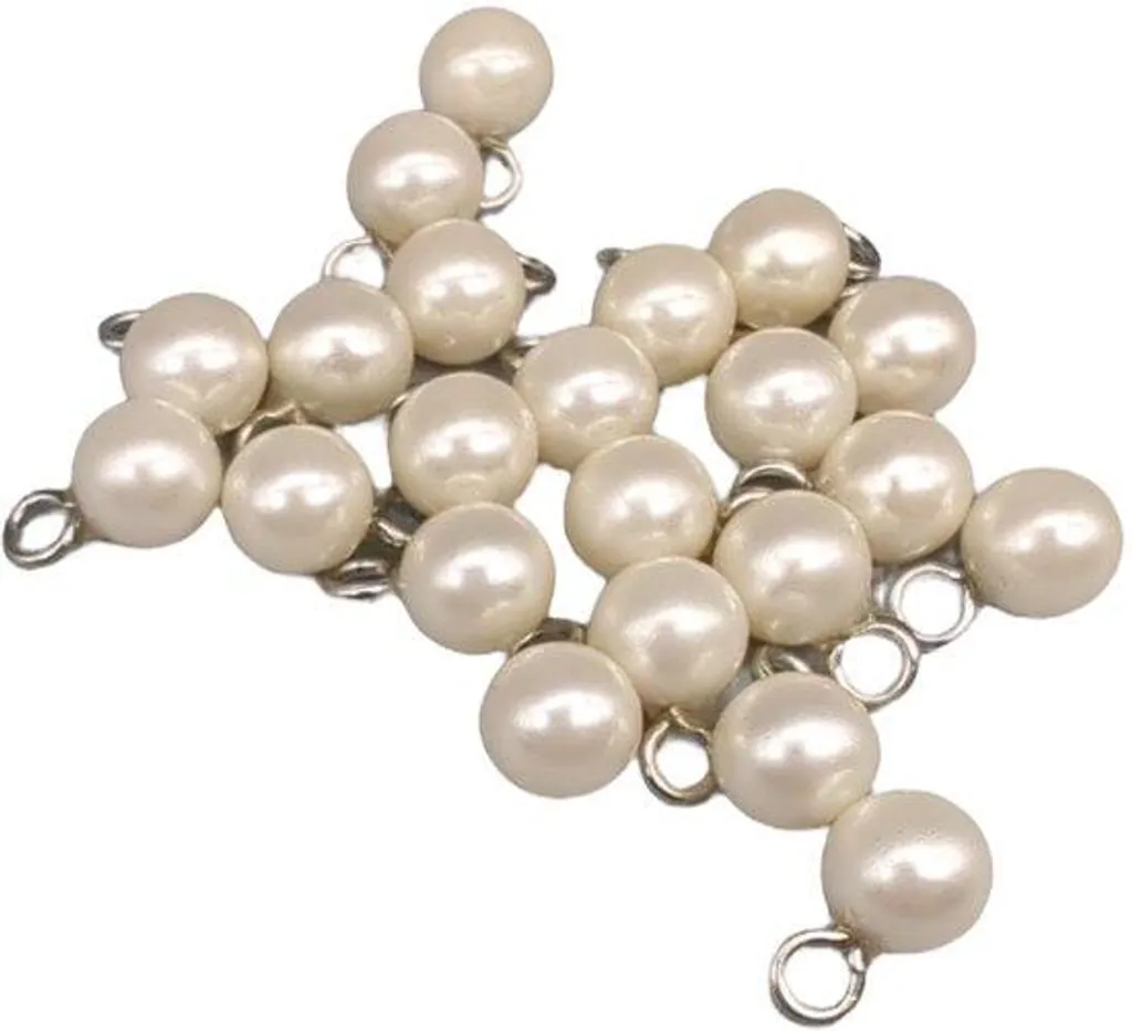 Bouton massif sphérique 7 mm argenté haute qualité pour vos finitions