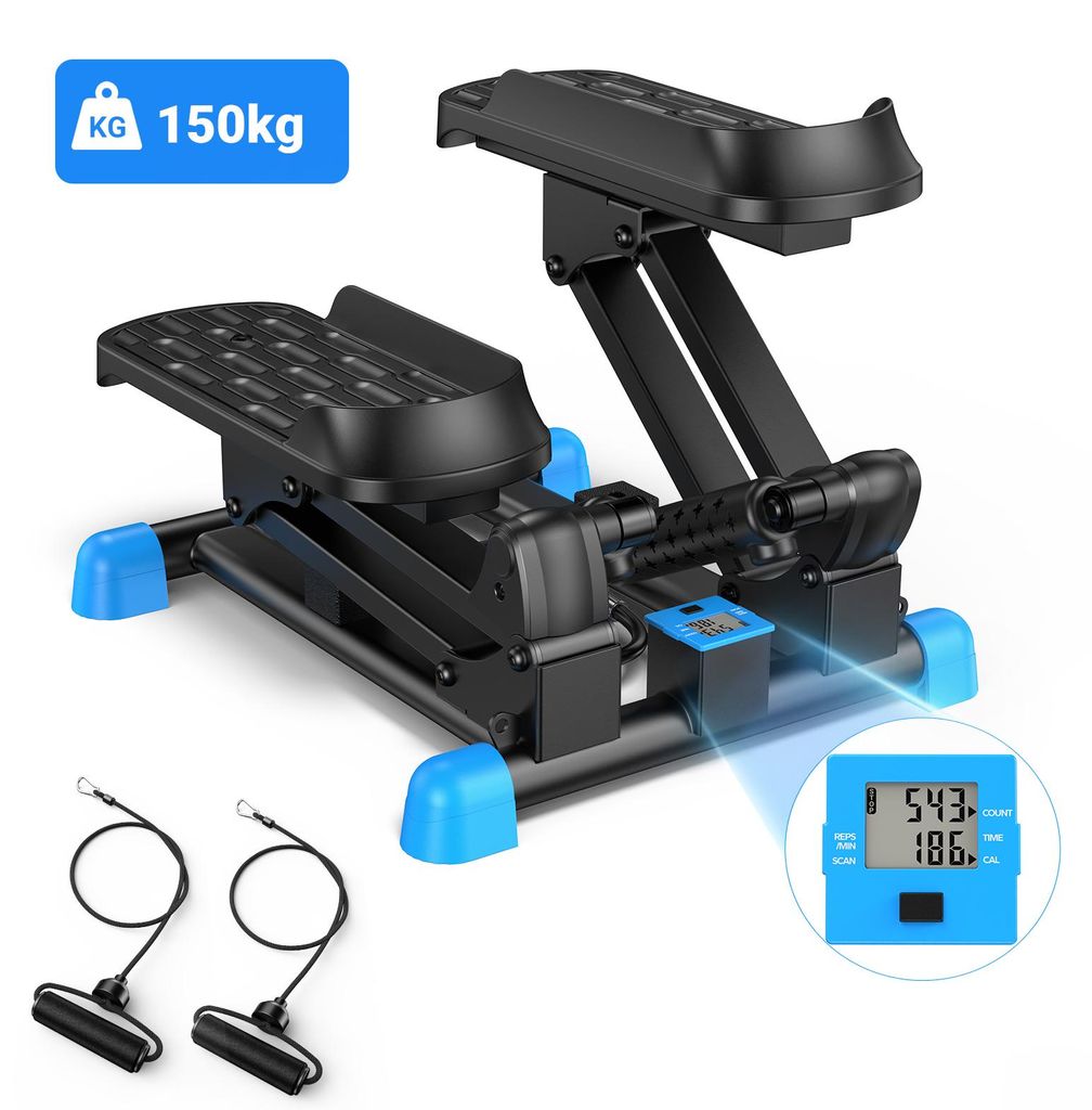 MERACH 3-in-1 Mini Stepper mit LCD-Display und Produktbild 