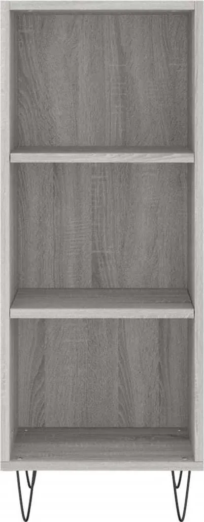 Maison Exclusive Credenza Grigio Sonoma 34.5x34x180 cm - Design Moderno - 6