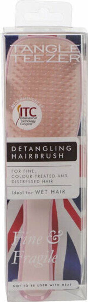 Tangle Teezer Wet Detangler Fine & Fragile Ružová kefa na Obrázok produktu 