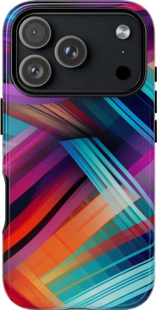 Farbenfrohes Wellenmuster – Hülle Kompatibel mit iPhone 17 Pro