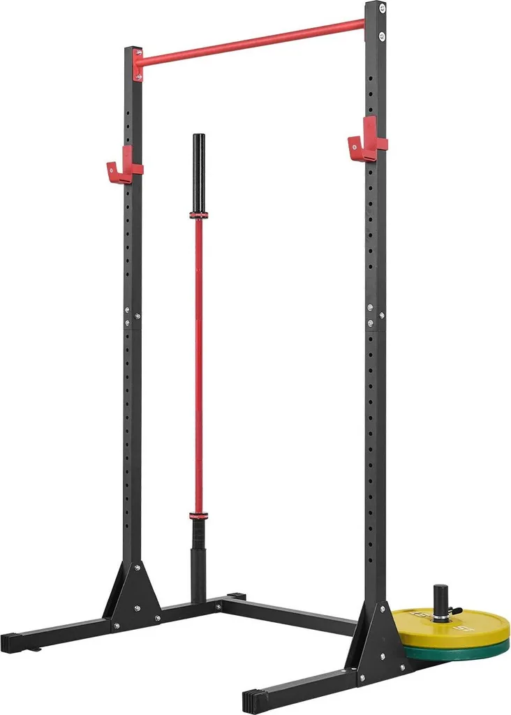 Support de Squat avec Barre de Traction Station de Musculation Maison - 10
