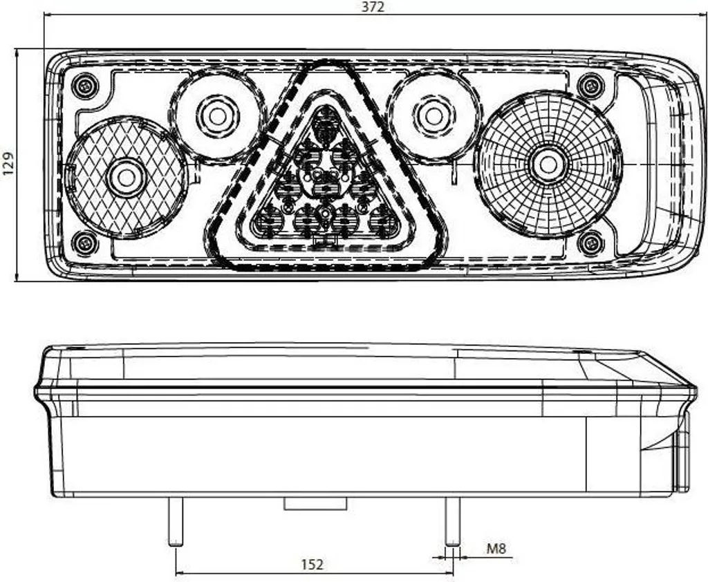 Upgrade LED Ecostar-III Sinistro per Krone Kogel: Design e Potenza 24V