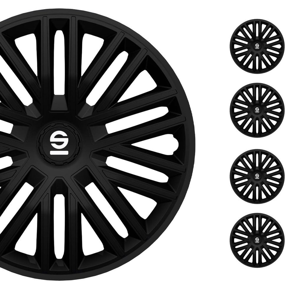 Sparco Radzierblenden Bergamo - 16-Zoll - Schwarz - Satz Produktbild 