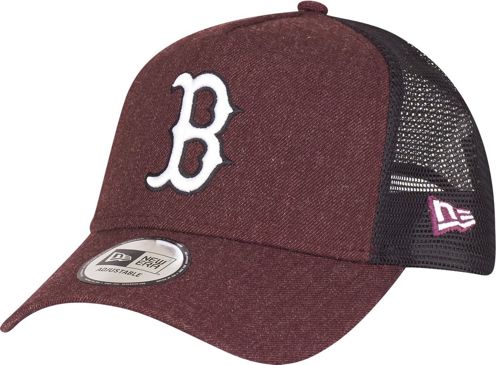 New Era Adjustable Trucker Cap - HEATHER Boston Sox maroon Produktbild 