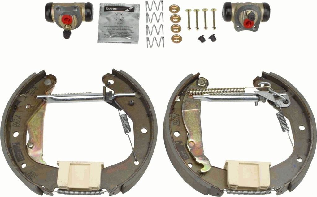TRW Bremsensatz Trommelbremse Hinten für OPEL Kadett E CC Produktbild 