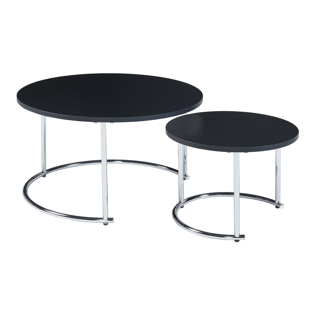 Couchtisch ’Christchurch’ 2er Set Satztisch Metallgestell Produktbild 