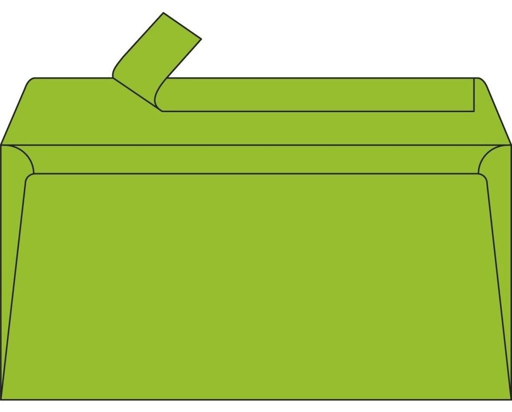 Enveloppe pollen, DIN longue, sans fenêtre, autocollante, Image du produit 