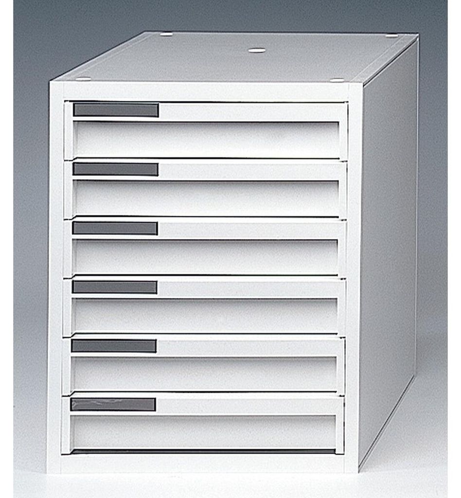 Styro 11-91182.05, 6 Schublade(n), Weiß, Polystyrene, Produktbild 
