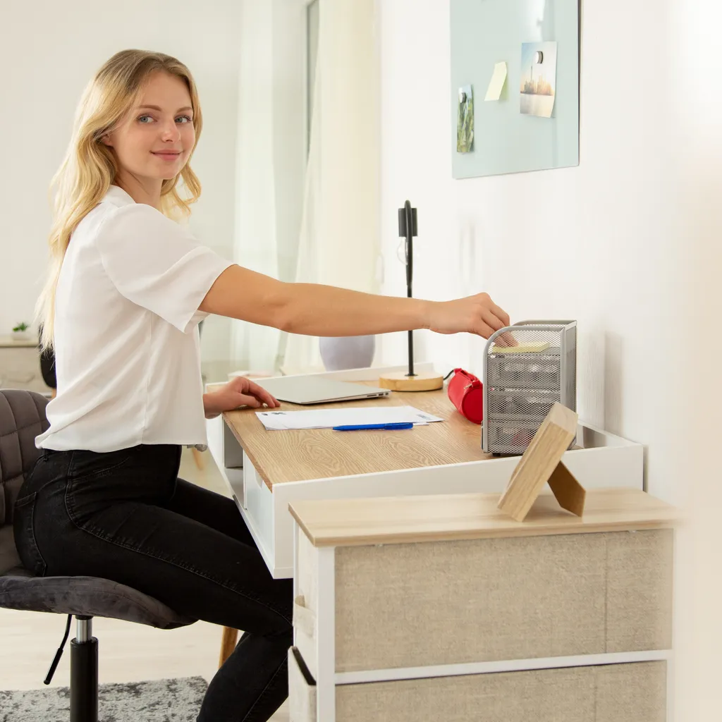 Relaxdays Mesh Organizer 3 Cassetti - Ottimizza la tua Gaming Station - 2