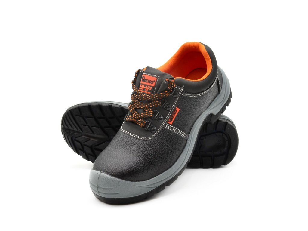 Arbeitsschuhe aus Rindsleder Sicherheitsschuhe S1P Gr. 46 Schutzschuhe Stahlkappe